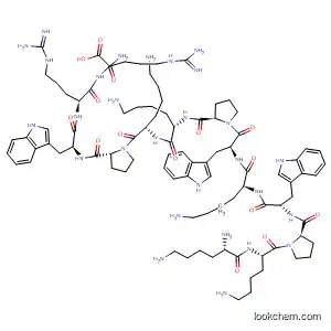 Molecular Structure of 482619-84-1 (L-Argininamide,
L-lysyl-L-lysyl-L-prolyl-L-tryptophyl-L-lysyl-L-tryptophyl-L-prolyl-L-lysyl-L-lysyl-
L-prolyl-L-tryptophyl-L-arginyl-)
