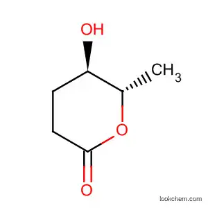 2H-Pyran-2-one, tetrahydro-5-hydroxy-6-methyl-, (5R,6S)-