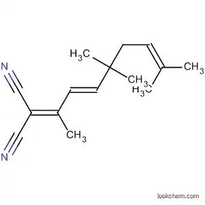 Molecular Structure of 547742-27-8 (Propanedinitrile, [(2E)-1,4,4,7-tetramethyl-2,6-octadienylidene]-)