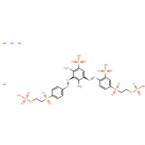Benzenesulfonic acid, 2,4-diamino-3-[[4-[[2-(sulfooxy)ethyl]sulfonyl]phenyl]azo]-5-[[2-sulfo-4-[[2 -(sulfooxy)ethyl]sulfonyl]phenyl]azo]-, tetrasodium salt
