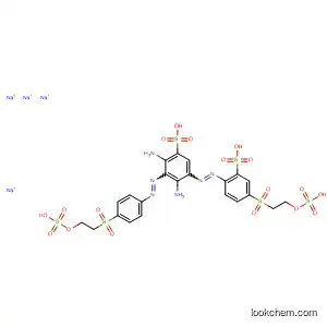 Molecular Structure of 607724-40-3 (Benzenesulfonic acid,
2,4-diamino-3-[[4-[[2-(sulfooxy)ethyl]sulfonyl]phenyl]azo]-5-[[2-sulfo-4-[[2
-(sulfooxy)ethyl]sulfonyl]phenyl]azo]-, tetrasodium salt)
