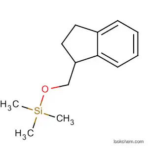 Molecular Structure of 624286-55-1 (Silane, [(2,3-dihydro-1H-inden-1-yl)methoxy]trimethyl-)