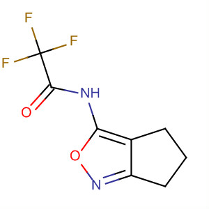 Molecular Structure of 698976-42-0 (Acetamide, N-(5,6-dihydro-4H-cyclopent[c]isoxazol-3-yl)-2,2,2-trifluoro-)