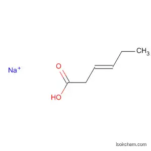 Molecular Structure of 77503-12-9 (3-Hexenoic acid, sodium salt, (3E)-)