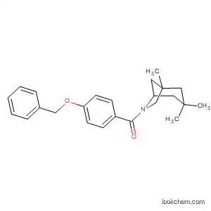 Molecular Structure of 777082-70-9 (6-Azabicyclo[3.2.1]octane,
1,3,3-trimethyl-6-[4-(phenylmethoxy)benzoyl]-)