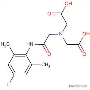 Molecular Structure of 78196-49-3 (Glycine,
N-(carboxymethyl)-N-[2-[(4-iodo-2,6-dimethylphenyl)amino]-2-oxoethyl]-)