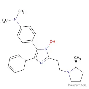 Molecular Structure of 791614-68-1 (Benzenamine,
N,N-dimethyl-4-[2-[2-[(2R)-2-methyl-1-pyrrolidinyl]ethyl]-1H-benzimidaz
ol-5-yl]-)