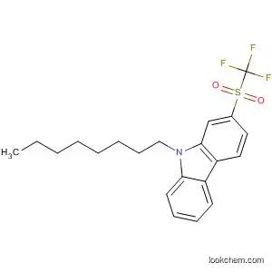 Molecular Structure of 793681-92-2 (9H-Carbazole, 9-octyl-2-[(trifluoromethyl)sulfonyl]-)