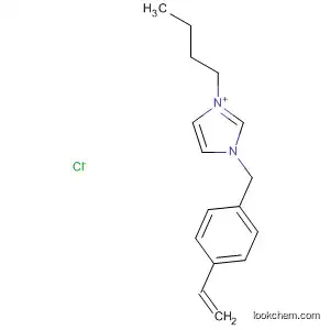 Molecular Structure of 796738-88-0 (1H-Imidazolium, 1-butyl-3-[(4-ethenylphenyl)methyl]-, chloride)
