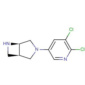 Molecular Structure of 799279-88-2 (3,6-Diazabicyclo[3.2.0]heptane, 3-(5,6-dichloro-3-pyridinyl)-, (1R,5R)-)