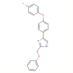 1H-Imidazole, 4-[4-(4-fluorophenoxy)phenyl]-2-(phenoxymethyl)-