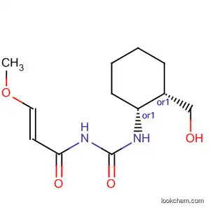 Molecular Structure of 807614-34-2 (2-Propenamide,
N-[[[(1R,2S)-2-(hydroxymethyl)cyclohexyl]amino]carbonyl]-3-methoxy-,
(2E)-rel-)