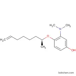 Molecular Structure of 847147-31-3 (Phenol, 3-(dimethylamino)-4-[[(1S)-1-methyl-6-heptenyl]oxy]-)