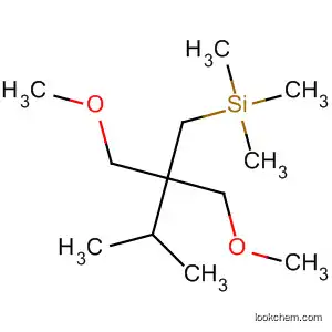 Molecular Structure of 847205-50-9 (Silane, [2,2-bis(methoxymethyl)-3-methylbutyl]trimethyl-)