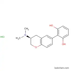 1,3-Benzenediol,
2-[(3S)-3-(dimethylamino)-3,4-dihydro-2H-1-benzopyran-6-yl]-,
hydrochloride