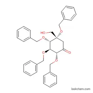 Cyclohexanone, 5-(hydroxymethyl)-2,3,4,5-tetrakis(phenylmethoxy)-,
(2R,3S,4S,5S)-