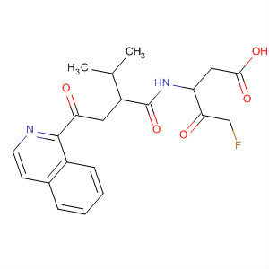 Pentanoic acid,  5-fluoro-3-[[4-(1-isoquinolinyl)-2-(1-methylethyl)-1,4-dioxobutyl]amino]-4-  oxo-