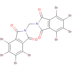 Molecular Structure of 100678-03-3 (1H-Isoindole-1,3(2H)-dione, 2,2'-methylenebis[4,5,6,7-tetrabromo-)