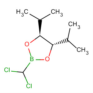 Molecular Structure of 109737-45-3 (1,3,2-Dioxaborolane, 2-(dichloromethyl)-4,5-bis(1-methylethyl)-,
(4S,5S)-)