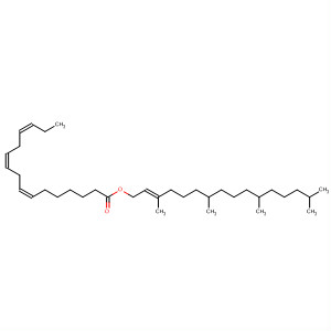 Molecular Structure of 125912-14-3 (7,10,13-Hexadecatrienoic acid,
(2E,7R,11R)-3,7,11,15-tetramethyl-2-hexadecenyl ester, (7Z,10Z,13Z)-)