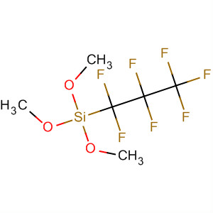 Molecular Structure of 129051-17-8 (Silane, (heptafluoropropyl)trimethoxy-)