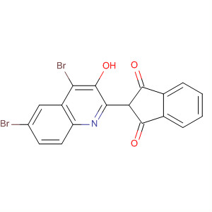 Molecular Structure of 130563-63-2 (1H-Indene-1,3(2H)-dione, 2-(4,6-dibromo-3-hydroxy-2-quinolinyl)-)