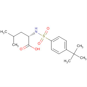 Molecular Structure of 159856-00-5 (L-Leucine, N-[[4-(1,1-dimethylethyl)phenyl]sulfonyl]-)