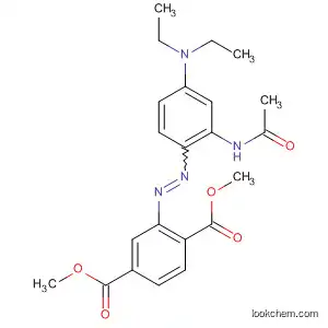 Molecular Structure of 17791-80-9 (1,4-Benzenedicarboxylic acid,
2-[[2-(acetylamino)-4-(diethylamino)phenyl]azo]-, dimethyl ester)