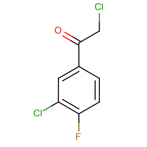 Ethanone, 2-chloro-1-(3-chloro-4-fluorophenyl)- (9CI)