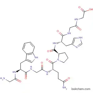 Molecular Structure of 366455-92-7 (Glycine, glycyl-L-tryptophylglycyl-L-glutaminyl-L-prolyl-L-histidylglycyl-)