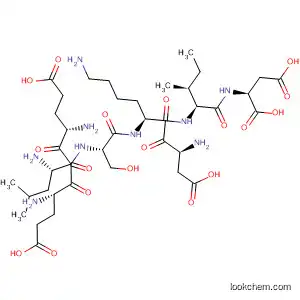 Molecular Structure of 383363-60-8 (L-Aspartic acid,
L-a-glutamyl-L-a-glutamyl-L-leucyl-L-seryl-L-a-aspartyl-L-lysyl-L-isoleucyl-)