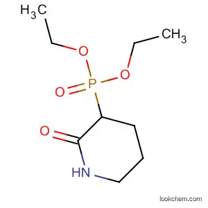 Molecular Structure of 457653-54-2 (Phosphonic acid, (2-oxo-3-piperidinyl)-, diethyl ester)