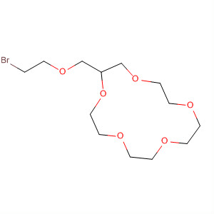 1,4,7,10,13-Pentaoxacyclopentadecane, 2-[(2-bromoethoxy)methyl]-