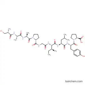 Molecular Structure of 473318-69-3 (L-Proline,
L-seryl-L-alanyl-L-alanyl-L-prolylglycyl-L-isoleucyl-L-leucyl-L-tyrosyl-)