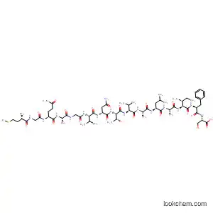 Molecular Structure of 475293-69-7 (L-Serine,
L-methionylglycyl-L-glutaminyl-L-alanylglycyl-L-valyl-L-asparaginyl-L-threon
yl-L-valyl-L-alanyl-L-leucyl-L-alanyl-L-isoleucyl-L-phenylalanyl-)