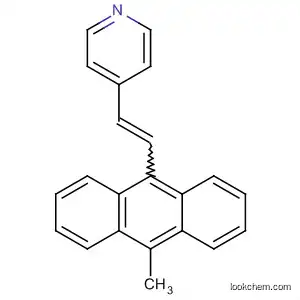 Molecular Structure of 481053-97-8 (Pyridine, 4-[2-(10-methyl-9-anthracenyl)ethenyl]-)