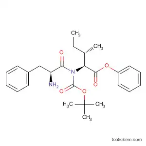 Molecular Structure of 481726-23-2 (L-Isoleucine, N-[(1,1-dimethylethoxy)carbonyl]-L-phenylalanyl-, phenyl
ester)
