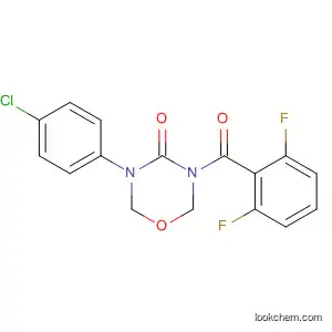 Molecular Structure of 596847-43-7 (4H-1,3,5-Oxadiazin-4-one,
3-(4-chlorophenyl)-5-(2,6-difluorobenzoyl)tetrahydro-)
