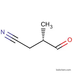 Molecular Structure of 702998-98-9 (Butanenitrile, 3-methyl-4-oxo-, (3S)-)