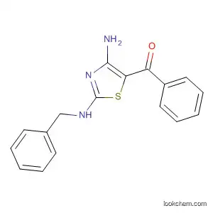 Molecular Structure of 728886-04-2 (Methanone, [4-amino-2-[(phenylmethyl)amino]-5-thiazolyl]phenyl-)