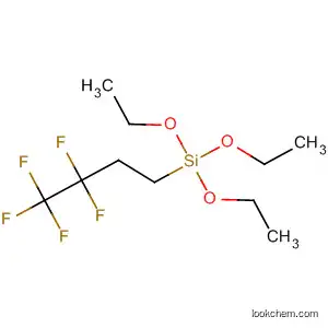 Molecular Structure of 736154-66-8 (Silane, triethoxy(3,3,4,4,4-pentafluorobutyl)-)