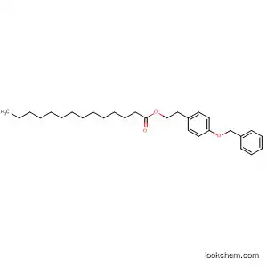 Molecular Structure of 794564-05-9 (Tetradecanoic acid, 2-[4-(phenylmethoxy)phenyl]ethyl ester)