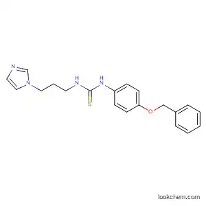 Thiourea, N-[3-(1H-imidazol-1-yl)propyl]-N'-[4-(phenylmethoxy)phenyl]-