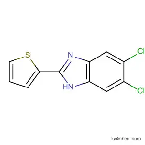 Molecular Structure of 99971-82-1 (1H-Benzimidazole, 5,6-dichloro-2-(2-thienyl)-)