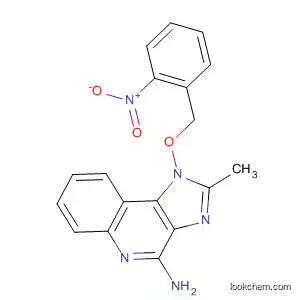 Molecular Structure of 878757-81-4 (1H-Imidazo[4,5-c]quinolin-4-amine,
2-methyl-1-[(2-nitrophenyl)methoxy]-)