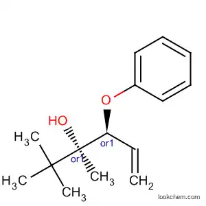 Molecular Structure of 878813-04-8 (5-Hexen-3-ol, 2,2,3-trimethyl-4-phenoxy-, (3R,4S)-rel-)