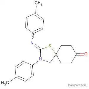 Molecular Structure of 879098-32-5 (1-Thia-3-azaspiro[4.5]decan-8-one,
3-(4-methylphenyl)-2-[(4-methylphenyl)imino]-)
