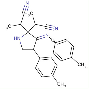 5,5-Thiazolidinedipropanenitrile,  3-(4-methylphenyl)-2-[(4-methylphenyl)imino]-