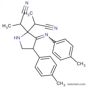 Molecular Structure of 879098-34-7 (5,5-Thiazolidinedipropanenitrile,
3-(4-methylphenyl)-2-[(4-methylphenyl)imino]-)
