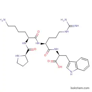 Molecular Structure of 879326-90-6 (L-Tryptophan, L-prolyl-L-lysyl-L-arginyl-)